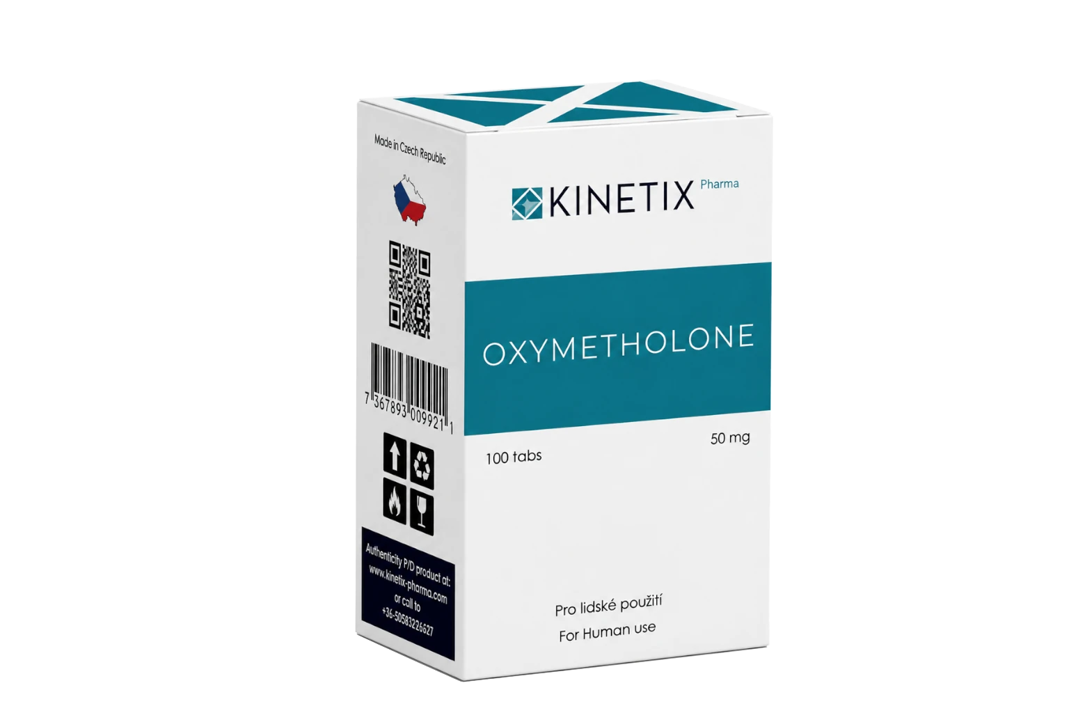OXYMETHOLONE · 50 MG · 100 TABLETS | Explosive Volume. Extreme Strength.