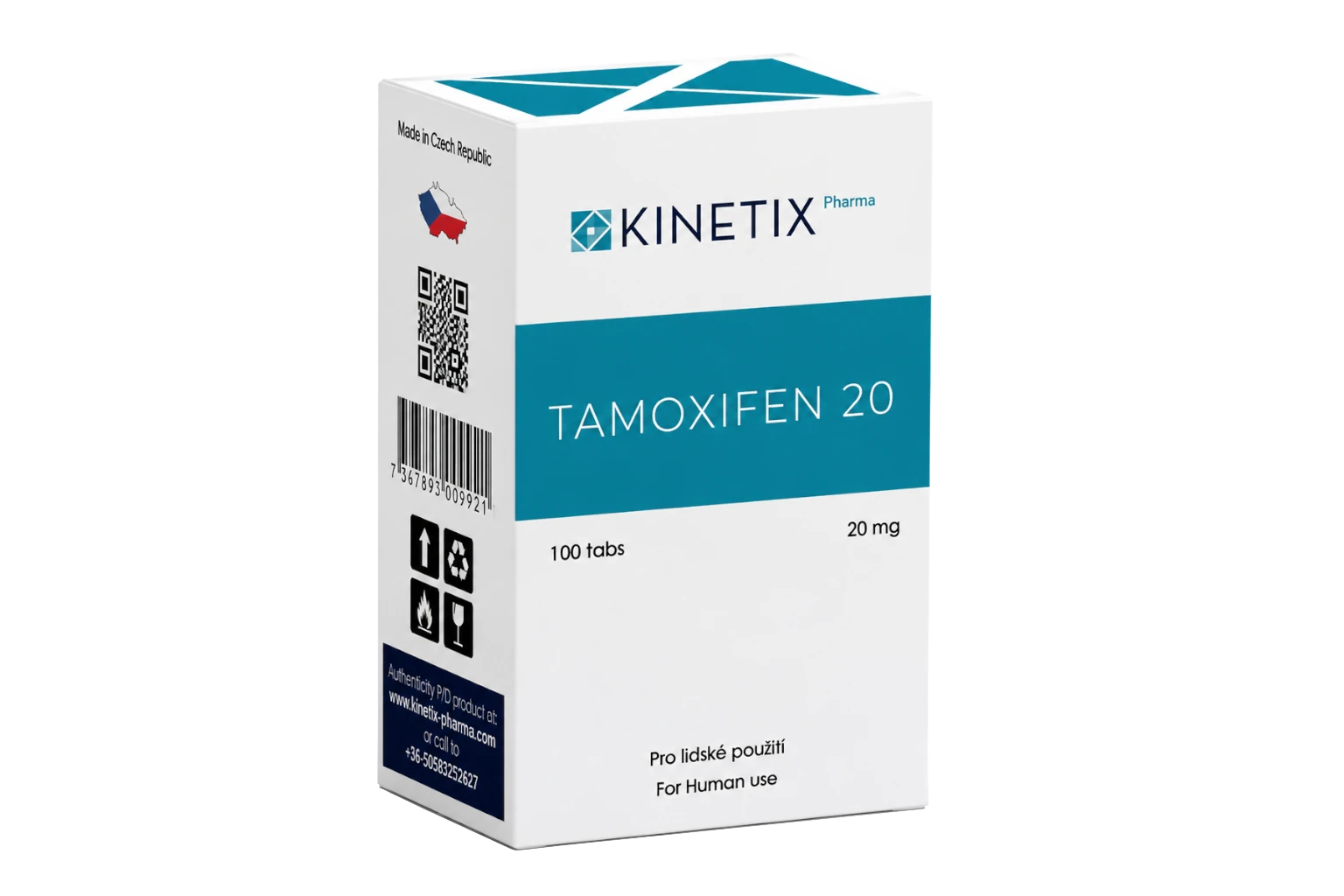 TAMOXIFEN · 20 MG · 100 TABLETS | Estrogen Modulator. Gynecomastia Control.